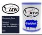 Preview: Mercedes-Benz, Designo Varicolor 2 Metallic / Slate Blue Metallic, 023: 500ml Lackdose, von ATW Autoteile West.